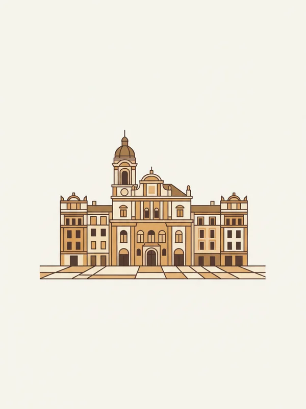 Ilustracja miasta Bytom