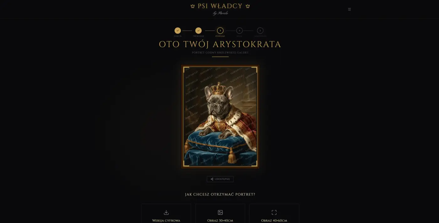Strona główna PsiWladcy.pl — królewskie portrety psów